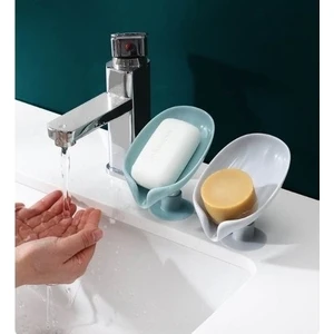 2 Adet Vantuzlu Banyo Sabun Tutucu Kaymaz Dranej Sabunluk Banyo Su Giderli Plastik Banyo Sabunluğu