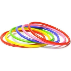 10 Adet 48 cm Hulohop Renkli Holo Hop Bel Inceltici Jimnastik Çemberi Egitici Çember