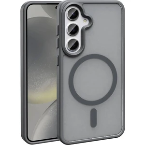 Samsung Galaxy S23 Fe ile Uyumlu Kılıf Magsafe Şarj Özellikli Mat Arka Yüzeyli Kapak