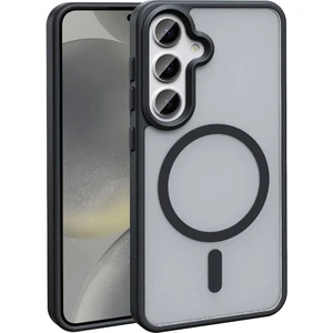 Samsung Galaxy S23 Fe ile Uyumlu Kılıf Magsafe Şarj Özellikli Mat Arka Yüzeyli Kapak