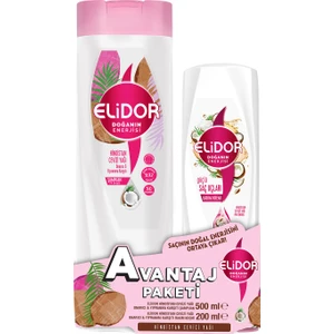 Hindistan Cevizi Yağı Şampuan 500 Ml+Saç Kremi 200 ml
