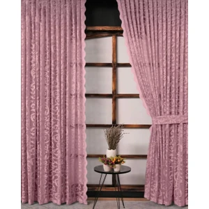 Ceylanlar Perde Iki Adet Tül Fon Perde