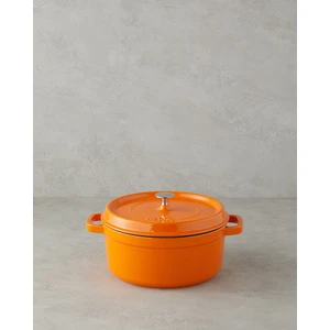English Home Hecha Demir Döküm Tencere 24 cm Turuncu