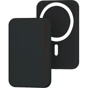 Oranlı Promosyon Powerbank Magsafe 5000 Mah Kablosuz Şarjlı Telefonlarla Uyumlu Siyah