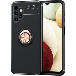 Samsung Galaxy A13 4g  Kılıf Yüzüklü Sağlam Esnek Ringo Silikon Kapak
