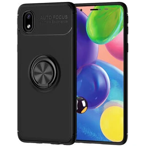 Techno Guru Samsung Galaxy A01 Core Ultra Koruma Sağlayan Stant Özellikli Yüzüklü Ravel Silikon Kılıf