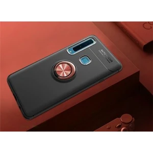 Samsung Galaxy A9 2018  Kılıf Yüzüklü Sağlam Esnek Ringo Silikon Kapak