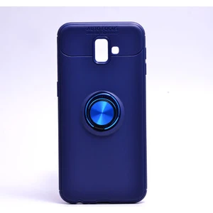 Techno Guru Samsung Galaxy J6 Plus Ultra Koruma Sağlayan Stant Özellikli Yüzüklü Ravel Silikon Kılıf