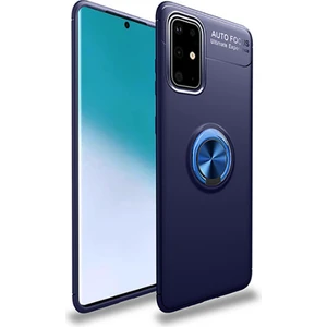 Techno Guru Samsung Galaxy M31S Ultra Koruma Sağlayan Stant Özellikli Yüzüklü Ravel Silikon Kılıf