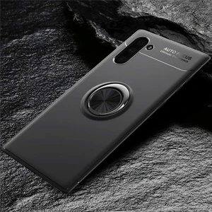 Techno Guru Samsung Galaxy Note 10 Ultra Koruma Sağlayan Stant Özellikli Yüzüklü Ravel Silikon Kılıf