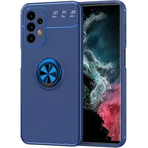 Techno Guru Samsung Galaxy A23 Ultra Koruma Sağlayan Stant Özellikli Yüzüklü Ravel Silikon Kılıf