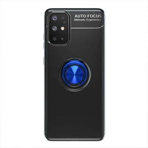 Techno Guru Samsung Galaxy A31 Ultra Koruma Sağlayan Stant Özellikli Yüzüklü Ravel Silikon Kılıf