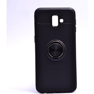Techno Guru Samsung Galaxy J6 Plus Ultra Koruma Sağlayan Stant Özellikli Yüzüklü Ravel Silikon Kılıf