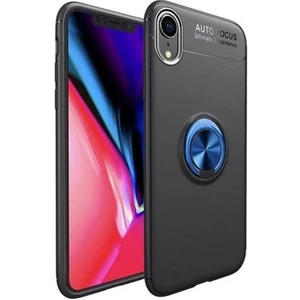 Techno Guru iPhone Xr Ultra Koruma Sağlayan Stant Özellikli Yüzüklü Ravel Silikon Kılıf
