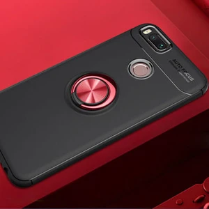 Techno Guru Xiaomi Mi 5x Ultra Koruma Sağlayan Stant Özellikli Yüzüklü Ravel Silikon Kılıf