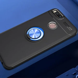 Techno Guru Xiaomi Mi 5x Ultra Koruma Sağlayan Stant Özellikli Yüzüklü Ravel Silikon Kılıf