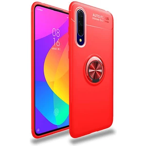Techno Guru Huawei P Smart Pro 2019 Ultra Koruma Sağlayan Stant Özellikli Yüzüklü Ravel Silikon Kılıf