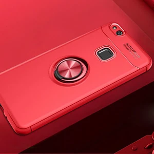 Techno Guru Huawei P10 Lite Ultra Koruma Sağlayan Stant Özellikli Yüzüklü Ravel Silikon Kılıf