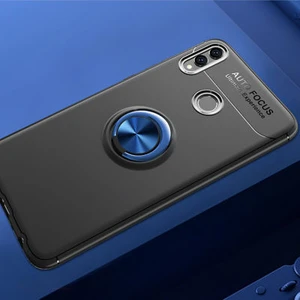 Techno Guru Honor 8c Ultra Koruma Sağlayan Stant Özellikli Yüzüklü Ravel Silikon Kılıf