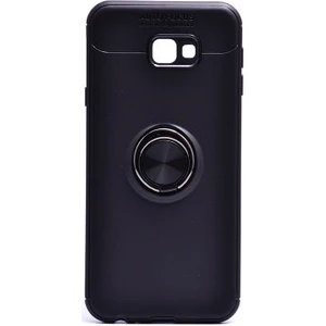 Techno Guru Samsung Galaxy J4 Plus Ultra Koruma Sağlayan Stant Özellikli Yüzüklü Ravel Silikon Kılıf