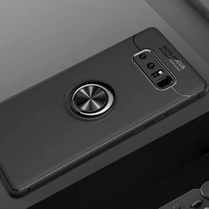 Techno Guru Samsung Galaxy Note 8 Ultra Koruma Sağlayan Stant Özellikli Yüzüklü Ravel Silikon Kılıf