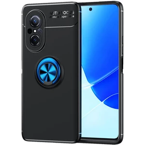 Techno Guru Huawei Nova 9 Se Ultra Koruma Sağlayan Stant Özellikli Yüzüklü Ravel Silikon Kılıf