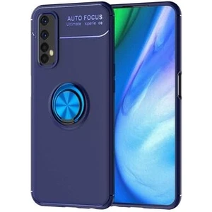 Techno Guru Realme 7 Ultra Koruma Sağlayan Stant Özellikli Yüzüklü Ravel Silikon Kılıf