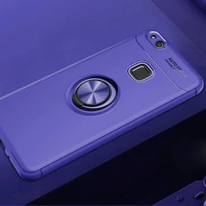 Techno Guru Huawei P10 Lite Ultra Koruma Sağlayan Stant Özellikli Yüzüklü Ravel Silikon Kılıf