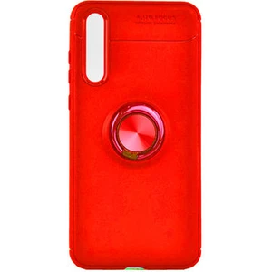 Techno Guru Huawei P20 Pro Ultra Koruma Sağlayan Stant Özellikli Yüzüklü Ravel Silikon Kılıf