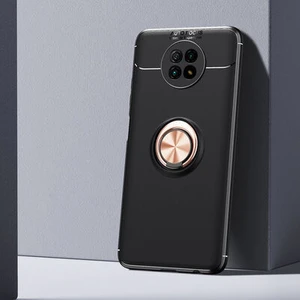 Techno Guru Redmi Note 9t Ultra Koruma Sağlayan Stant Özellikli Yüzüklü Ravel Silikon Kılıf