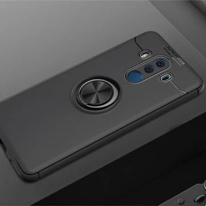Huawei Mate 10 Pro Ultra Koruma Sağlayan Stand Özellikli RingGuard Yüzüklü Silikon Kılıf