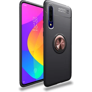 Techno Guru Huawei P Smart Pro 2019 Ultra Koruma Sağlayan Stant Özellikli Yüzüklü Ravel Silikon Kılıf