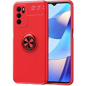 Oppo A16  Kılıf Yüzüklü Sağlam Esnek Ringo Silikon Kapak