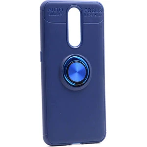 Techno Guru Oppo RX17 Pro Ultra Koruma Sağlayan Stant Özellikli Yüzüklü Ravel Silikon Kılıf