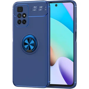 Techno Guru Redmi 10 Ultra Koruma Sağlayan Stant Özellikli Yüzüklü Ravel Silikon Kılıf