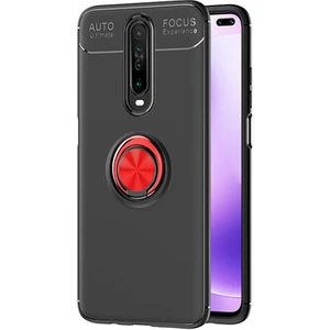 Redmi K30  Kılıf Yüzüklü Sağlam Esnek Ringo Silikon Kapak