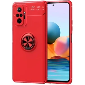 Techno Guru Redmi Note 10 Pro Ultra Koruma Sağlayan Stant Özellikli Yüzüklü Ravel Silikon Kılıf