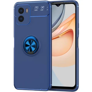 Techno Guru Vivo Y15S Ultra Koruma Sağlayan Stant Özellikli Yüzüklü Ravel Silikon Kılıf