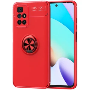Techno Guru Redmi 10 Ultra Koruma Sağlayan Stant Özellikli Yüzüklü Ravel Silikon Kılıf