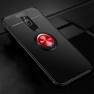 Techno Guru Redmi 8 Ultra Koruma Sağlayan Stant Özellikli Yüzüklü Ravel Silikon Kılıf