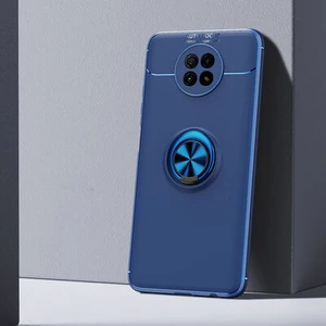 Techno Guru Redmi Note 9t Ultra Koruma Sağlayan Stant Özellikli Yüzüklü Ravel Silikon Kılıf