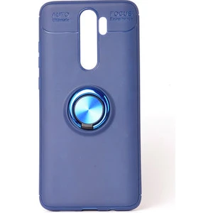 Techno Guru Redmi Note 8 Pro Ultra Koruma Sağlayan Stant Özellikli Yüzüklü Ravel Silikon Kılıf