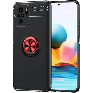 Techno Guru Redmi Note 10S Ultra Koruma Sağlayan Stant Özellikli Yüzüklü Ravel Silikon Kılıf