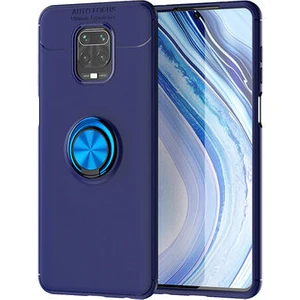 Techno Guru Redmi Note 9s Ultra Koruma Sağlayan Stant Özellikli Yüzüklü Ravel Silikon Kılıf