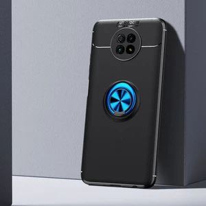 Techno Guru Redmi Note 9t Ultra Koruma Sağlayan Stant Özellikli Yüzüklü Ravel Silikon Kılıf