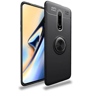 Techno Guru Xiaomi Mi 9t Ultra Koruma Sağlayan Stant Özellikli Yüzüklü Ravel Silikon Kılıf