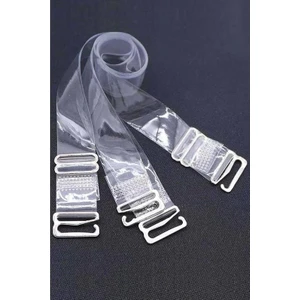 Weweus 6'lı Kadın Şeffaf Sütyen Askısı Metal Uç 10016