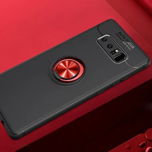 Techno Guru Samsung Galaxy Note 8 Ultra Koruma Sağlayan Stant Özellikli Yüzüklü Ravel Silikon Kılıf
