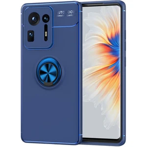 Techno Guru Xiaomi Mi Mix 4 Ultra Koruma Sağlayan Stant Özellikli Yüzüklü Ravel Silikon Kılıf