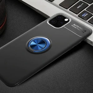 Techno Guru iPhone 11 Pro Ultra Koruma Sağlayan Stant Özellikli Yüzüklü Ravel Silikon Kılıf